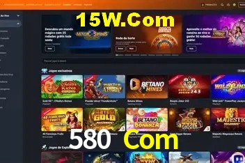 Interface moderna da plataforma 580 Com
